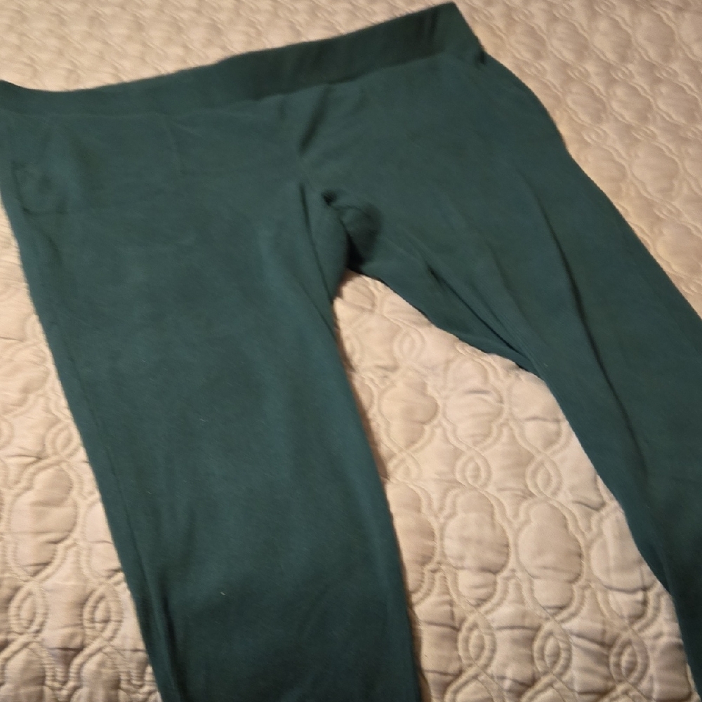 Torrid Green Leggings Cropped